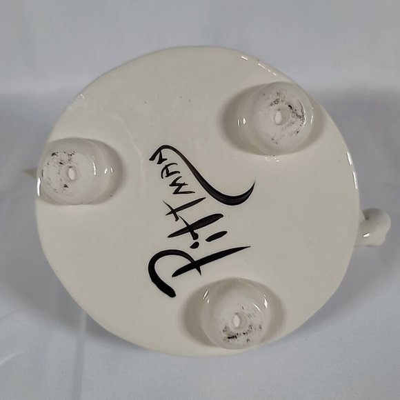 Unique Whimsical Abstract Handmade Studio Art Pottery Teapot Gail Pittman - Picture 8 of 10